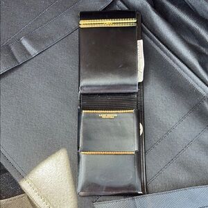 Buxton Saddle Cowhide wallet NWT